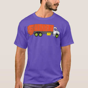 Camiseta Crianças Garbage Truck - Pequenos Rapazes Trash Tr
