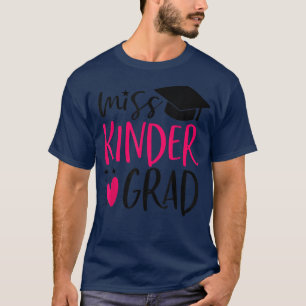 Camiseta Crianças Graduação no jardim de infância de volta 