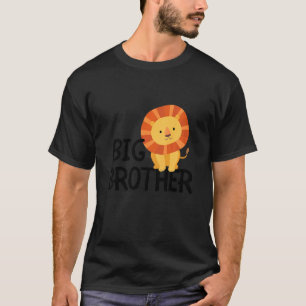 Camiseta Crianças Grande Irmão Cute Lion Animal Melhor Que 