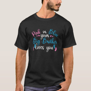 Camiseta Crianças Grande Irmão Lo Anúncio de Gravidez