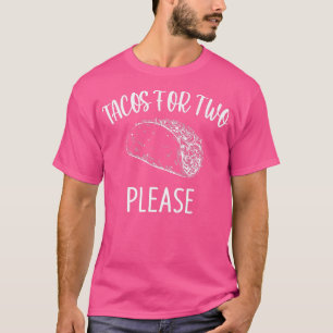 Camiseta Crianças Grátis Tacos de Anúncio de Gravidez