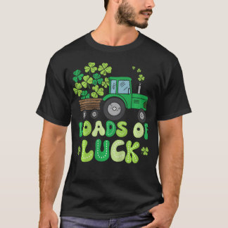Camiseta Crianças Groovy Muitos Sorte Trator Meninos Bebês