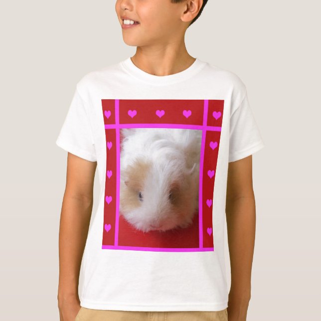 Camiseta Crianças Guiné Animal Pig T Shirt (Frente)