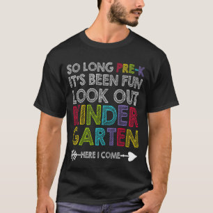 Camiseta Crianças Há Tão Tempo Pré-Jardim Infantil Aqui Eu 