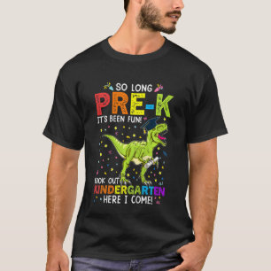Camiseta Crianças Há Tão Tempo Pré-Jardim Secundário Aqui E