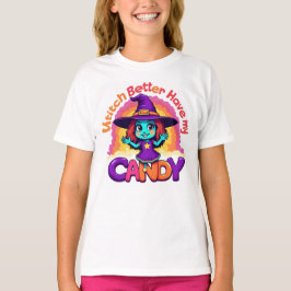 Camiseta Crianças Halloween engraçado