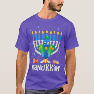 Camiseta Crianças Hanukkah Pajamas para Crianças Meninas Ju