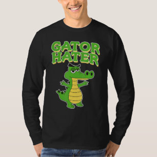 Camiseta Crianças Hater Alligator Boys Meninas Jovens Gator