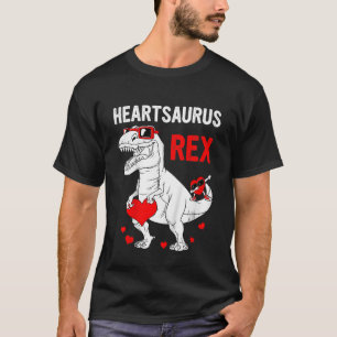 Camiseta Crianças Heartsaurus Rex Dab Heart Dino Toddler Bo