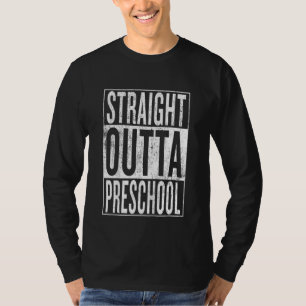Camiseta Crianças Heteros Fora do Pré-Escolar Graduação Pré