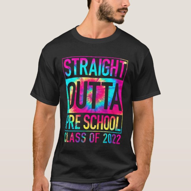 Camiseta Crianças Heteros Fora do Pré-Escolar Graduação Pré (Frente)