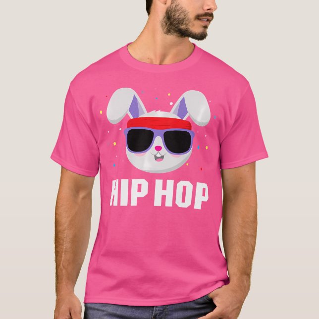 Camiseta Crianças Hip Hop Bunny Shirt Crianças Bunny Com Su (Frente)