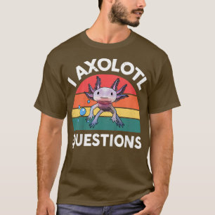 Camiseta Crianças I Aolotl Perguntas "Cute Aolotl Youth Tod