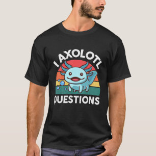 Camiseta Crianças I Axolotl questionam Blue Axolotl Plushi