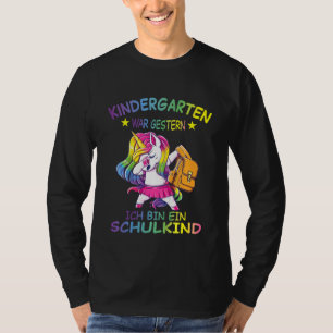 Camiseta Crianças Ich Caixa Ein Schulkind Schulung Mädchen 