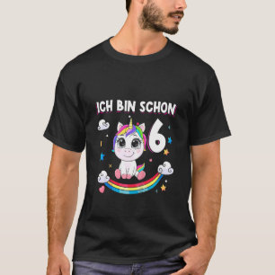 Camiseta Crianças Ich Caixa Schon 6 Jahre Alt Geburtstag Ki