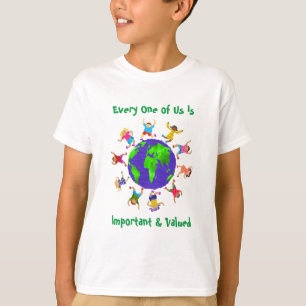 Camiseta Crianças importantes e valiosas