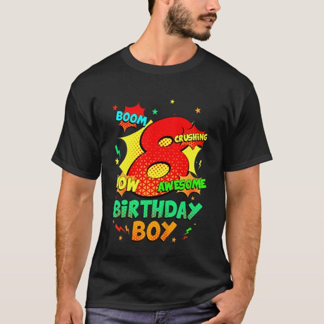 Camiseta Crianças Impressionantes Desde 2014 Estilo de BD 8 (Frente)