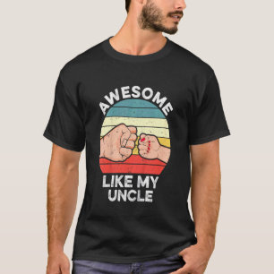 Camiseta Crianças Incríveis Como Meu Tio Niece Matando