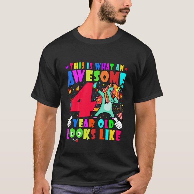 Camiseta Crianças Incríveis Crianças De Festa de aniversari (Frente)