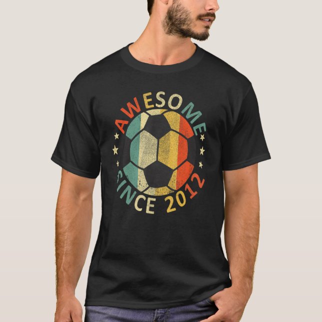 Camiseta Crianças Incríveis Desde 2012, 10ª peça de futebol (Frente)
