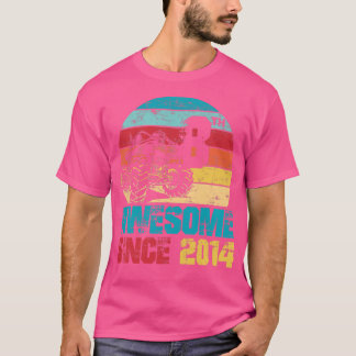 Camiseta Crianças Incríveis Desde 2014, 8.º Aniversário do
