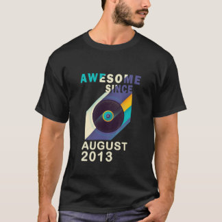 Camiseta Crianças Incríveis Desde Agosto De 2013 8º Anivers