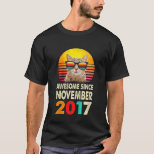 Camiseta Crianças Incríveis Desde Novembro De 2017, 5 Birth