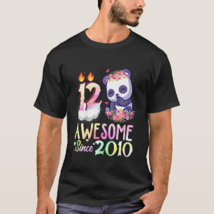 Camiseta Crianças Incríveis Desde O Aniversário De 12 De 20