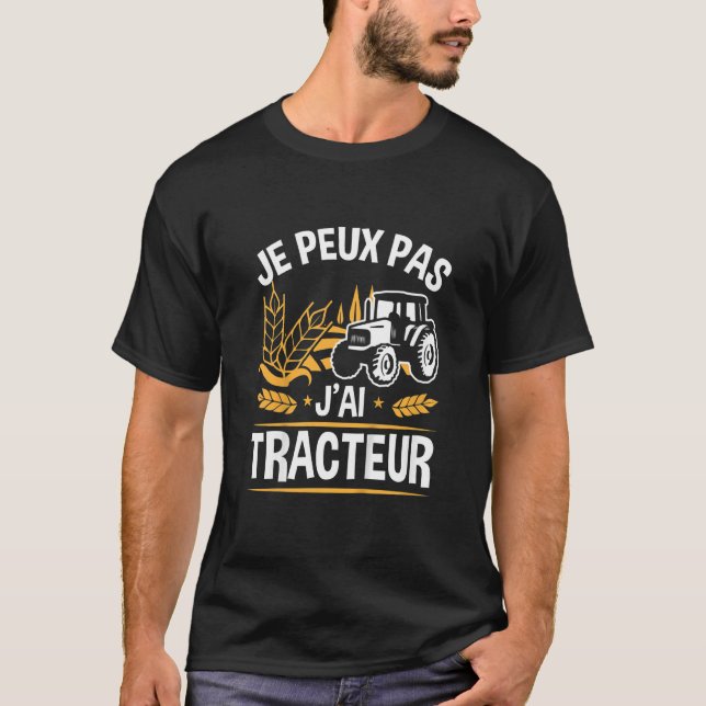 Camiseta Crianças J'ai Trator Boy (Frente)