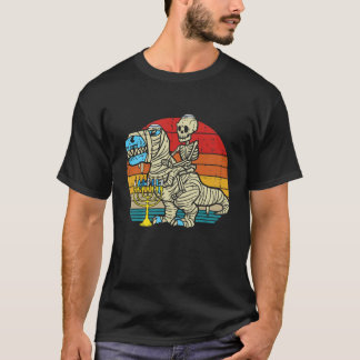 Camiseta Crianças: Jew Skeleton Dinossauro Mamãe Engraçado