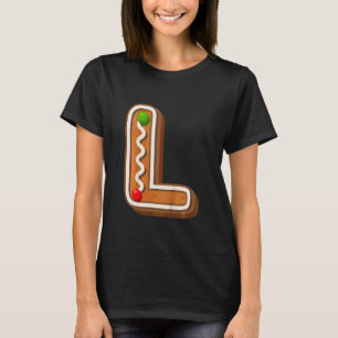 Camiseta Crianças L Mais Pobre Capital Cookie Alphabet L