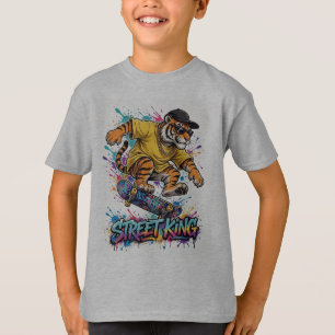 Camiseta Crianças legais de grafite