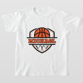 Camiseta Crianças legal de basquetebol negro