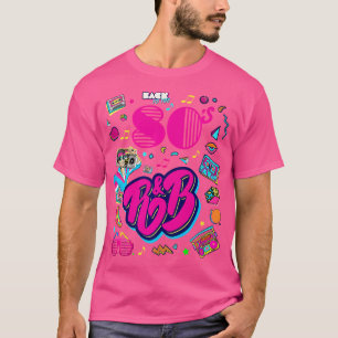 Camiseta Crianças Legal De Homens Retro I Heart Anos 80 Rb 