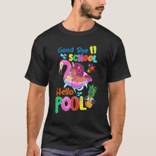Camiseta Crianças Legal Melanina Unicórnio Meninas Tchau Es