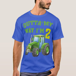 Camiseta Crianças Legal, segundo aniversário De Trator De F