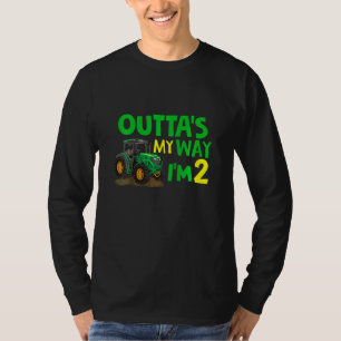 Camiseta Crianças Legal, segundo aniversário De Trator De F