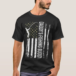 Camiseta Crianças Legal Usa Pai Patriótico Pescado Youdy