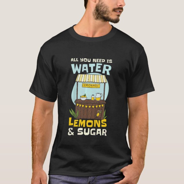 Camiseta Crianças Lemonade Stand Lemon Juice (Frente)