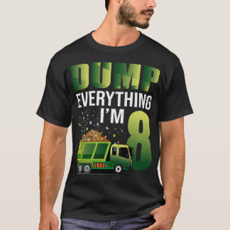 Camiseta Crianças Lixiviam Deitar tudo que eu tenho 8 Lixo