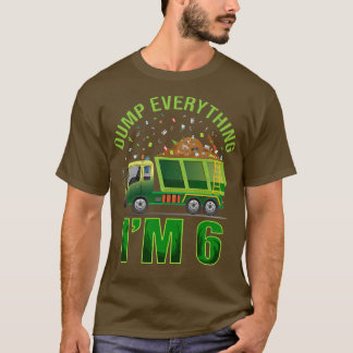 Camiseta Crianças Lixiviam Deitar tudo que tenho 6 Lixo T
