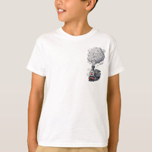 Camiseta Crianças Loucas e Mal-Humoradas da Máquina a Vapor