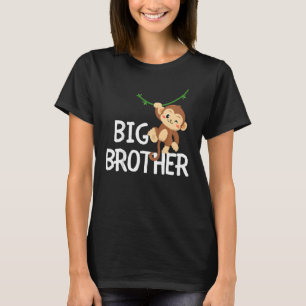Camiseta Crianças, Macaco-Macaco-Grande Irmão Melhor Do Mun