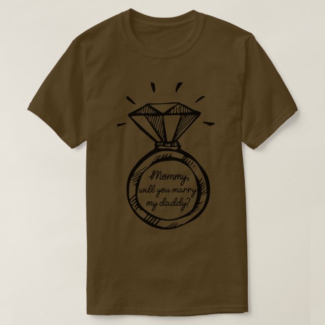 Camiseta Crianças Mamães Você Vai Casado Meu Pai Casamento  (Frente do Design)