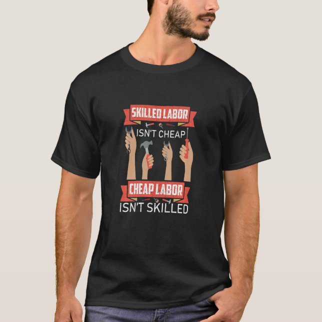 Camiseta Crianças mataram trabalho não é mecânico barato (Frente)