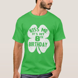 Camiseta Crianças me beijam É meu oitavo Dia de São Patríci