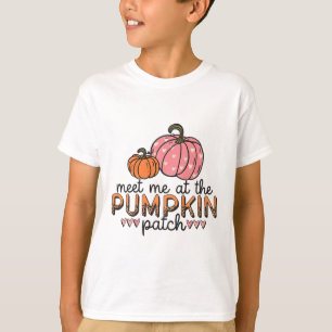 Camiseta Crianças Me Encontram Na Pumpkin Patch Toddler Rap