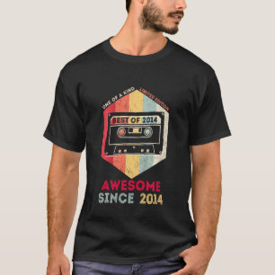 Camiseta Crianças Melhor De 2014 8º Aniversário De 8 Anos