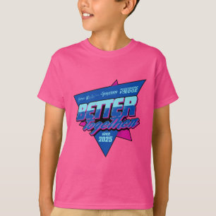 Camiseta Crianças Melhor Juntas